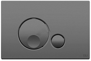 Клавиша смыва OLI GLOBE 152953 Soft-touch, Grey Matt (серый матовый)