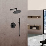 Душевая система скрытого монтажа Vincea Desire VSFW-1D1MB цвет чёрный матовый