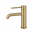 Смеситель для раковины Oliveeka Brushed Gold (брашированное золото) OL-962001-BG