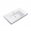 Раковина подвесная Kerama Marazzi Cubo 80.5х48.5см., с 1 отв.под смеситель, цвет: белый глянцевая