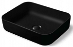 Раковина керамическая Vincea VBS-105MB, накладная, цвет матовый черный