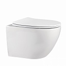 Унитаз ABBER Bequem AC1100 подвесной белый, безободковый