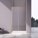 Душевая дверь Vincea Slim-N 1300×1950 VDS-4SN130CLG, брашированное золото, стекло прозрачное