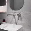 Смеситель для раковины скрытого монтажа Vincea Desire VBFW-1D1BN, брашированный никель